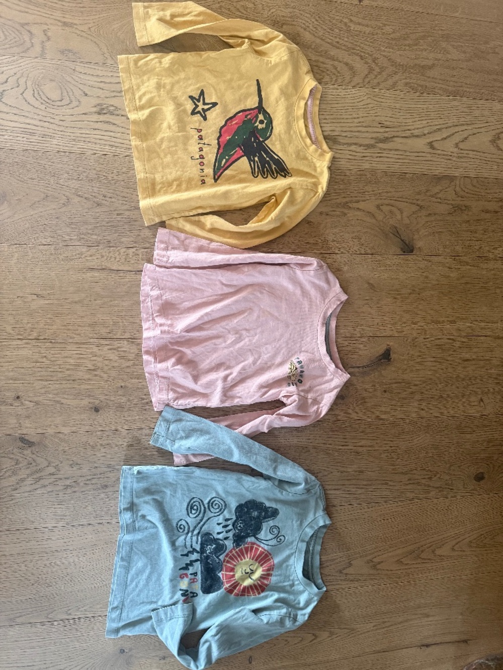 Patagonia Kids 2t Bundle Lot Tee Shirt Long Sleeve